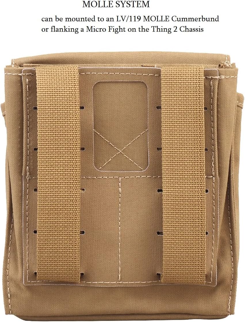 Molle Multi-Use Pouches, Tactical 5.56 7.62 Magazine Pouch GP Storage Bag 2 in 1 for Duty Belt Vest