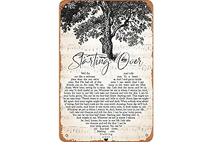 Chris Stapleton - Starting Over Lyrics Poster