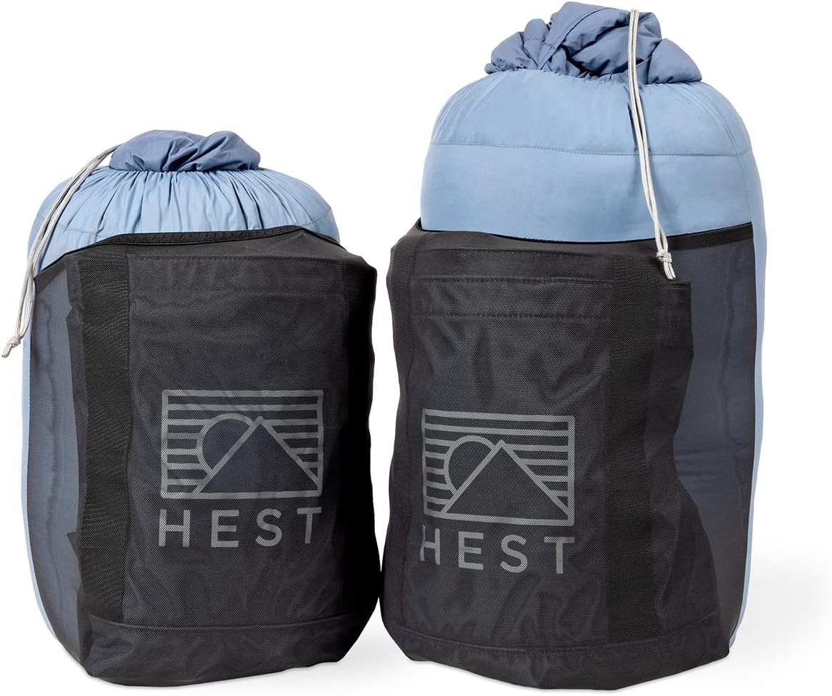 HEST Packable Down Comforter for Camping, Double Size - Warm Outdoor Puffy Blanket, Down Blanket with 50-L Tote, Hydrophobic Duck Down - Perfect for Hiking, Camping, Backpacking & Outdoor Adventures - Image 5