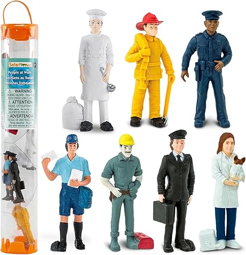 7 figuras de hĂ©roes cotidianos de Safari Ltd trabajador de la construcciĂłn agente de policĂa cartero cocinero bombero piloto y veterinario 7 figuras de hĂ©roes cotidianos de Safari Ltd trabajador de la construcciĂłn agente de policĂa cartero cocinero bombero piloto y veterinario