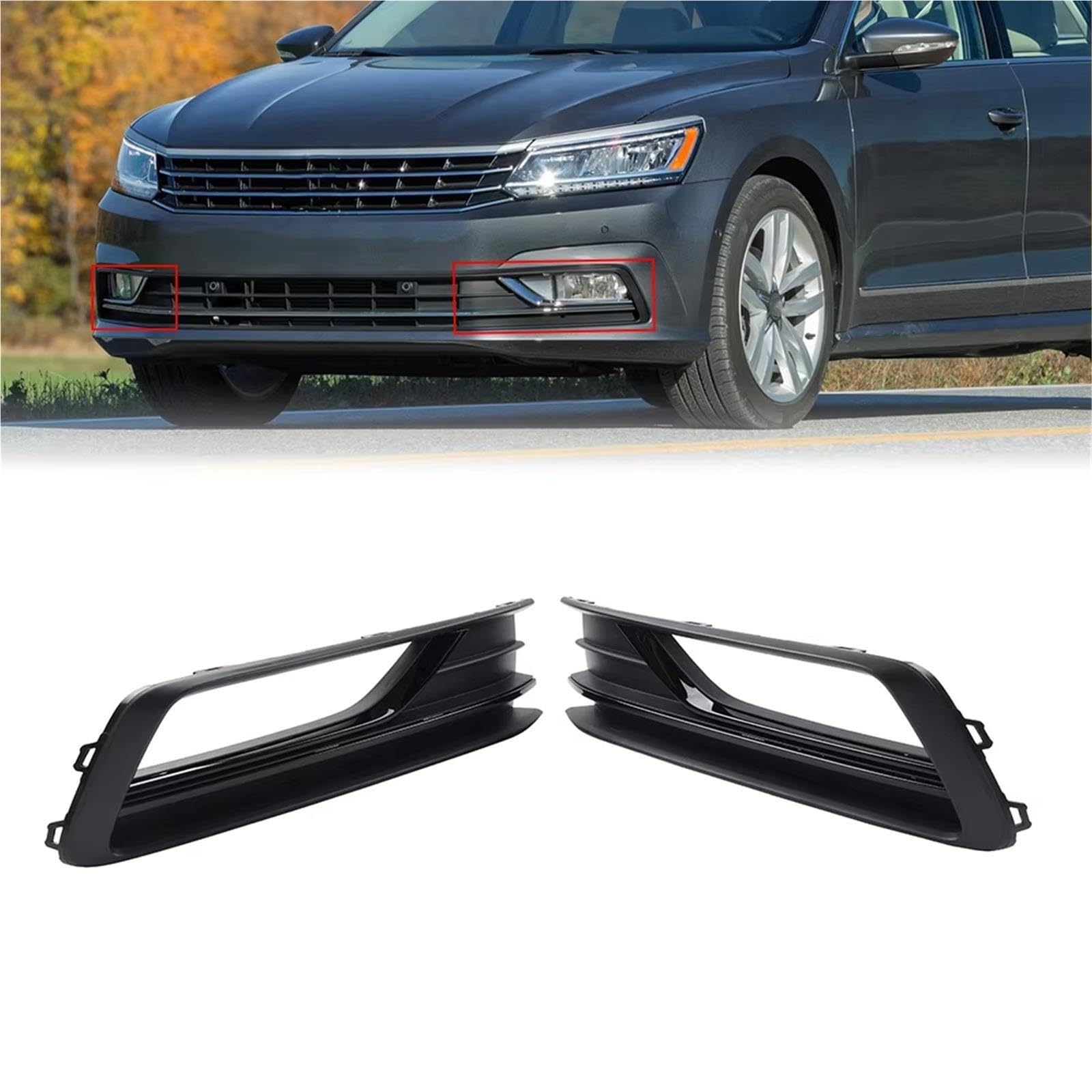 Für VW Für Passat 2016-2019 Nebellicht Rahmen