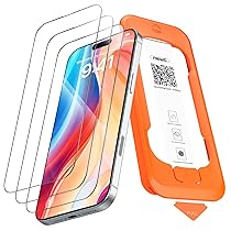NEW’C 3 Pezzi, Pellicola Protettiva Schermo Intero per iPhone 17 Pro Max 6,9 pollici (Installazione Automatica), Vetro Temperato – Ultra Resistente – Adatta alla Custodia