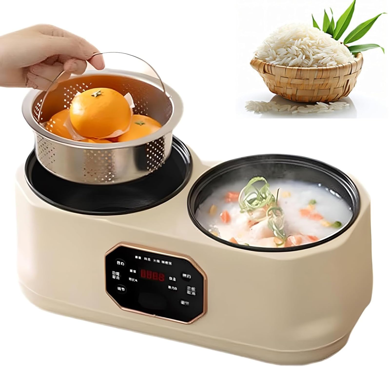 Mijoteuse multifonction double pour cuisiner de bons repas en famille