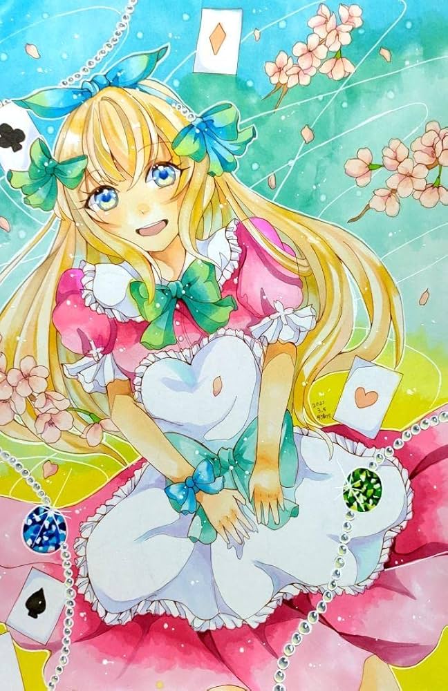 スフェーン　コピック　イラスト　原画 Amazon.co.jp: 桜アリスコピック イラスト 原画 : おもちゃ