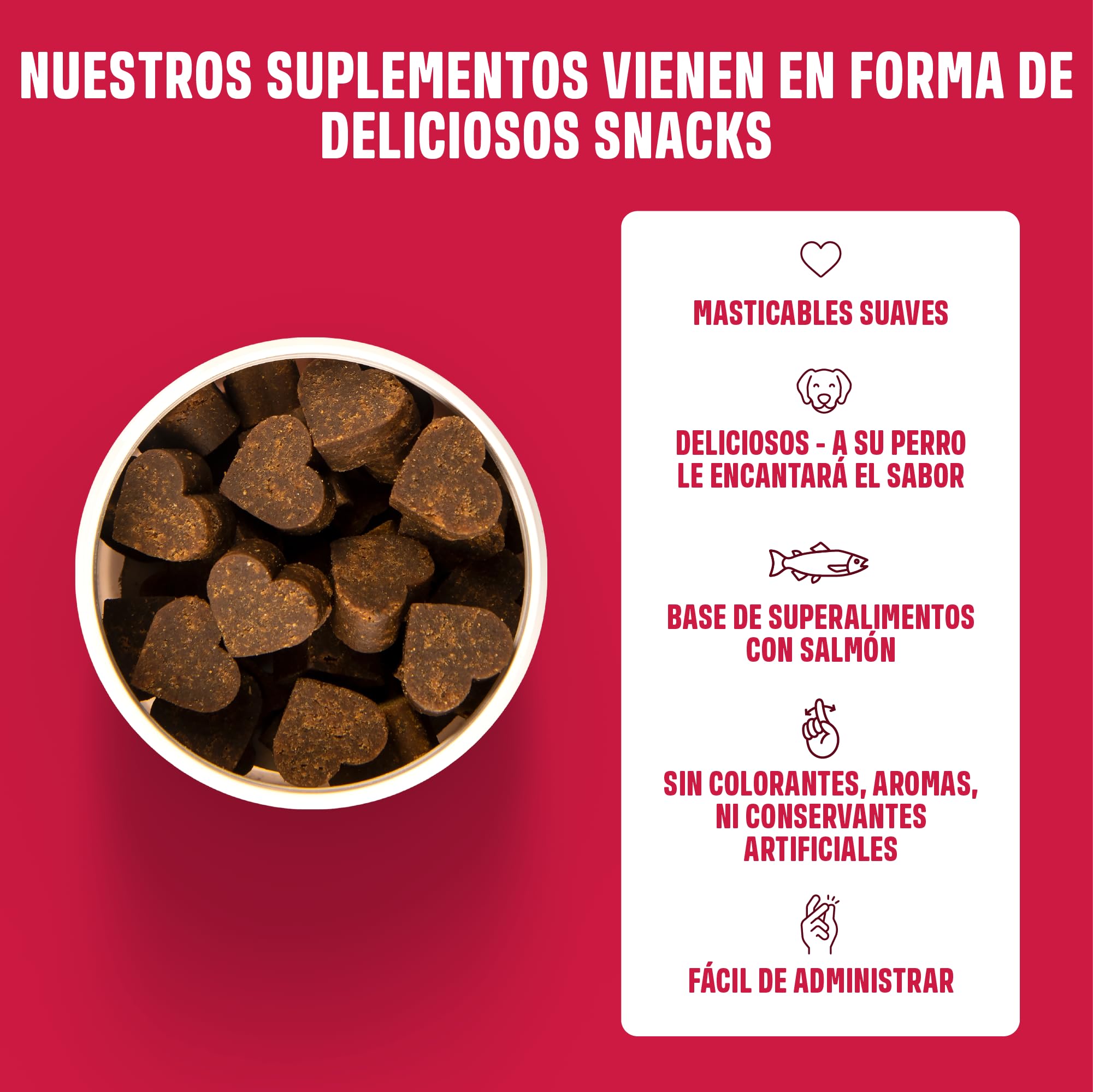 ivvi Allergy para Perros contra alergias y picazón para un Sistema inmunológico Saludable - con calostro, Equinácea Purpúrea, raíz de Taiga y Aceite de borraja - 60 Snacks (270g) con Sabor a salmón