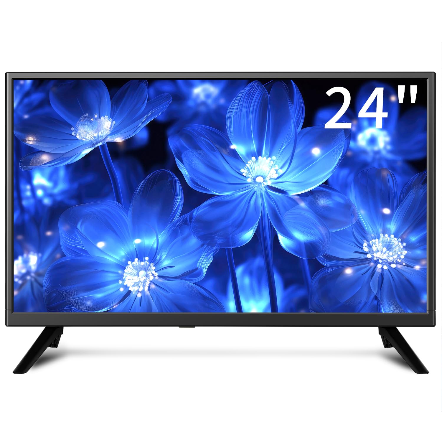 24 Inch TV, Small TV DVB-T/T2/ FreeView HD Digital Audio TV, full view Reduction Color Engine LED Backlighting,AC/DC-12V in/HDMI/VGA/USB Media Player for Camper,Bedroom-image-14