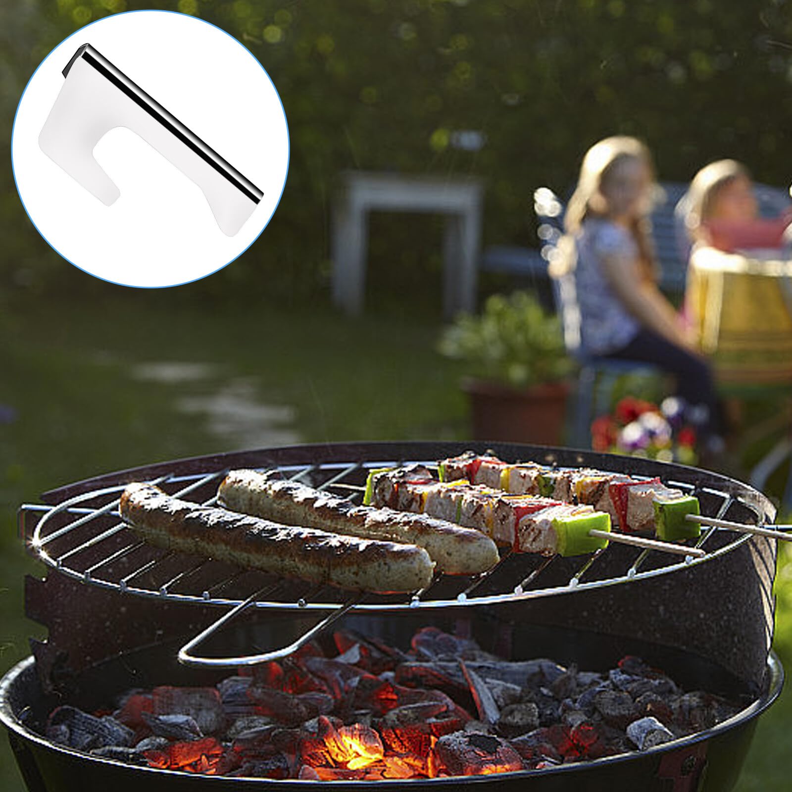 4 Stück Feuerplatten Abstandshalter – Edelstahl-Set Für Feuertonne, Kugelgrill & Feuerschalen