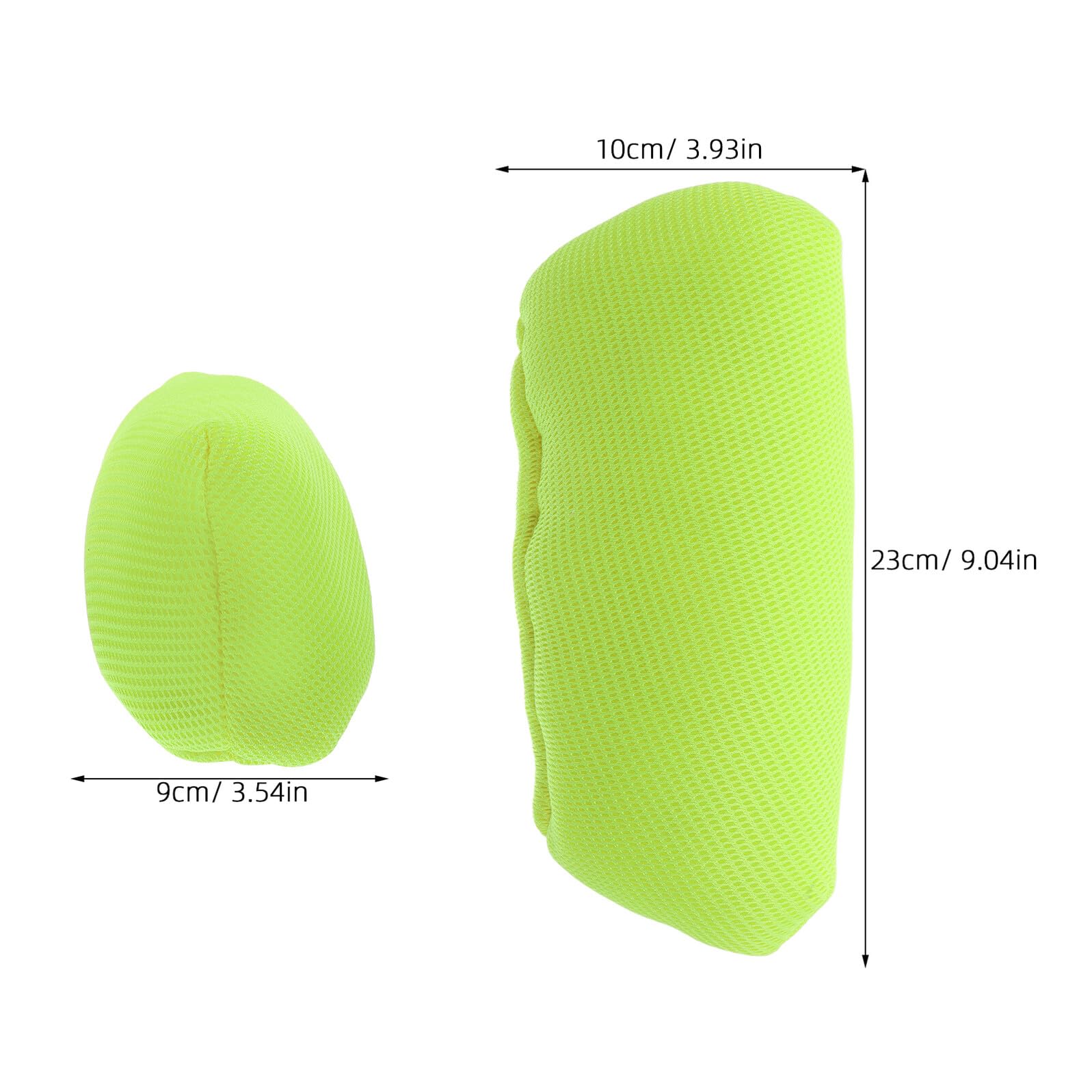 Almohadillas para Muletas Axilares de Algodón 2 Piezas Verde Claro