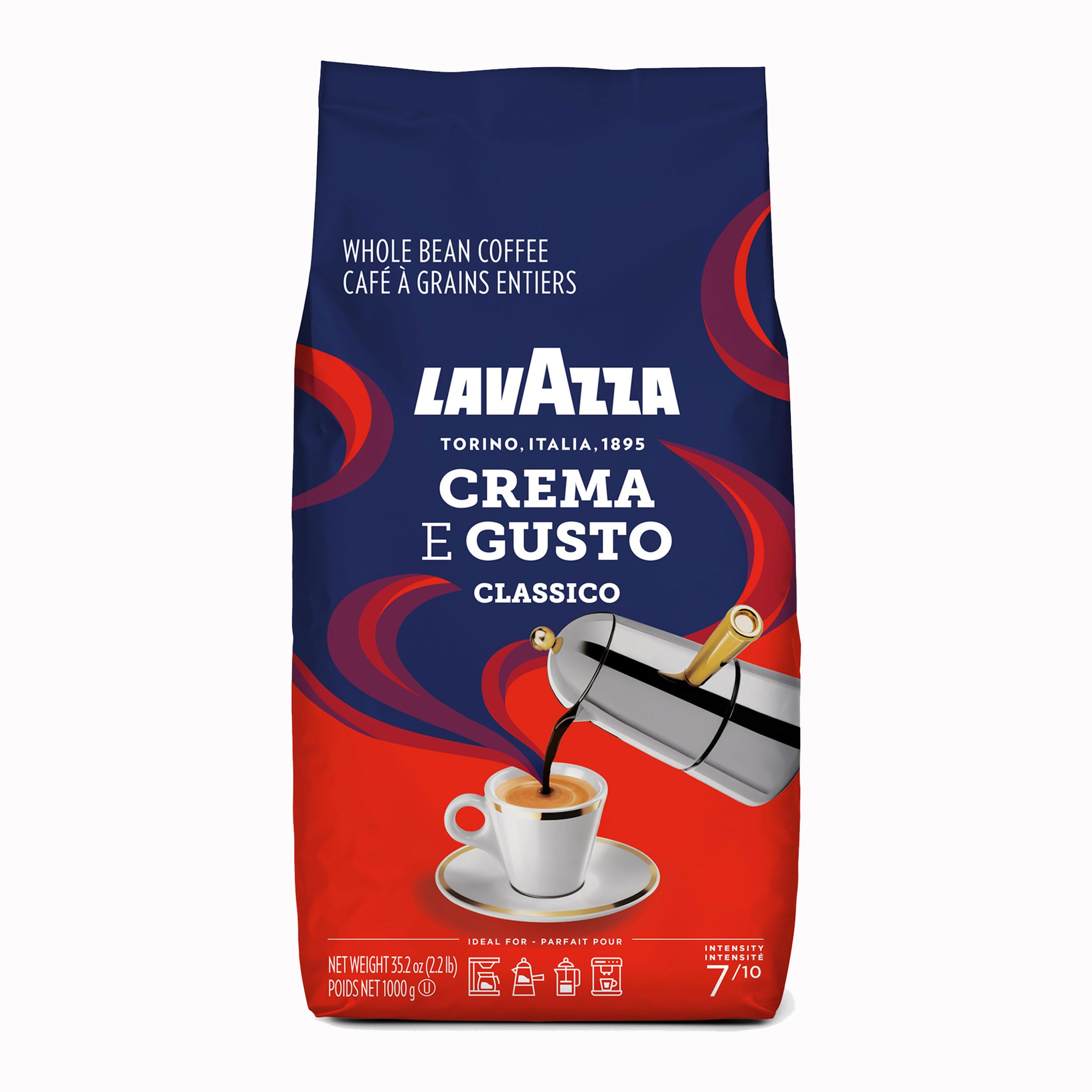 Lavazza Crema e Gusto Classico - caffè in grani - 1 chilo