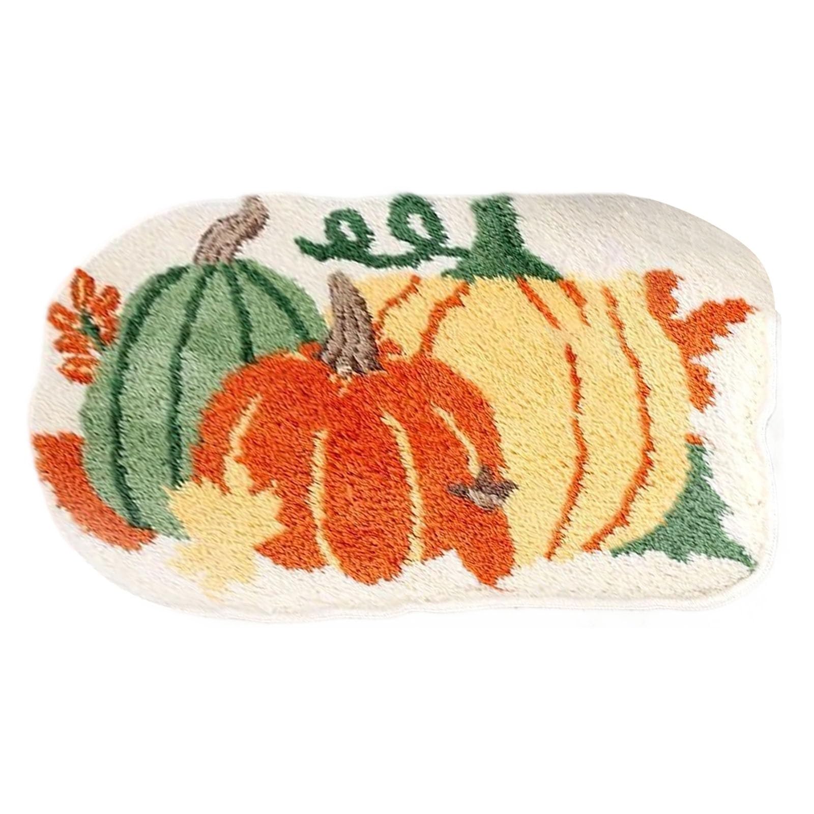 Fall Bathroom Rug Fall Rug For Bathroom Truck Bath Mat Autumn Pumpkin Decoration Soft Non Slip Bath Mat Szq758 (J, 60X40X2cm)