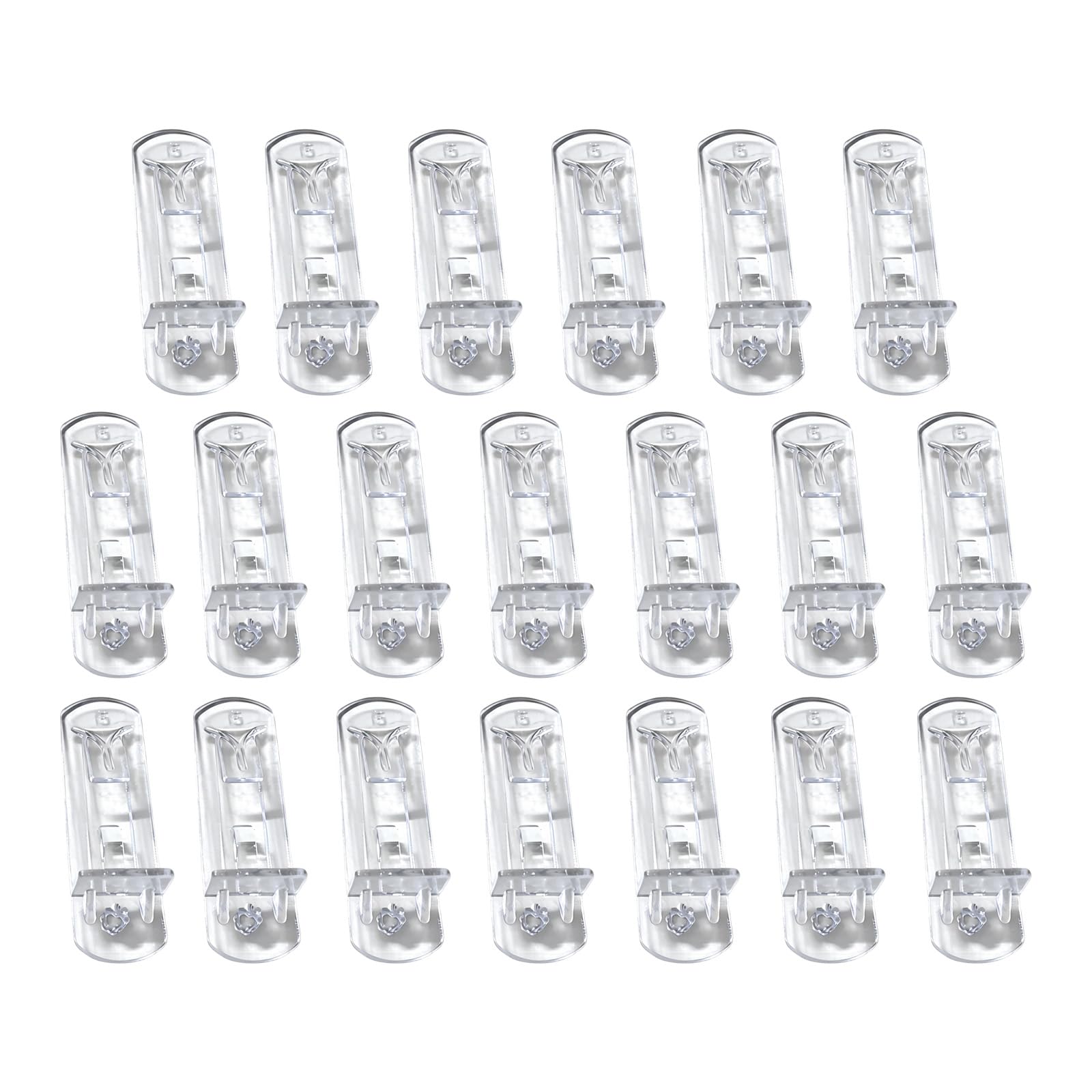 10Pcs Locking Shelf Heavy Duty Transparents Pegs for Cabinet Wardrobe Bookcase Easy Installation Antislip Shelf Holders