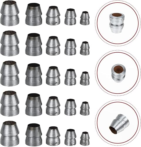 Miniatura 4 de Yardwe 25 cuñas de mango redondo de seguridad, mango de hacha, mango de cuña, mango de martillo de cuña de acero para hacha de martillo de garra