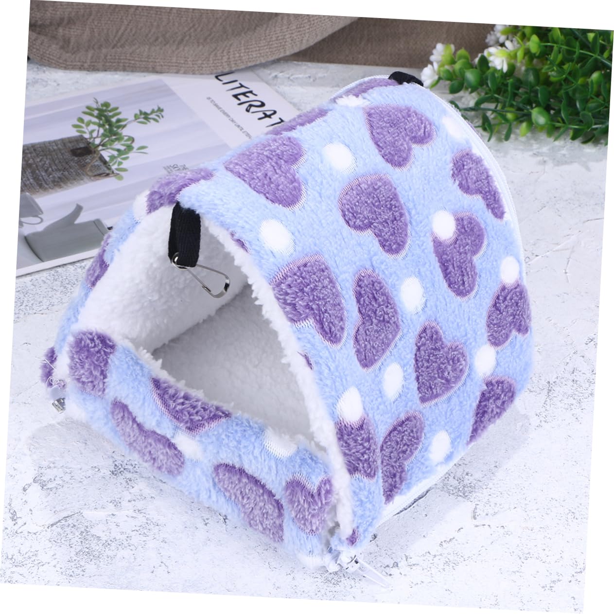 BESPORTBLE 2stücke Detachable Hamsterbett Für Kleine Tiere Warmes Baumwollnest Kreatives Haustierzubehör Für Hamster Und Igel Einfach Zu Reinigen Und Gemütlich