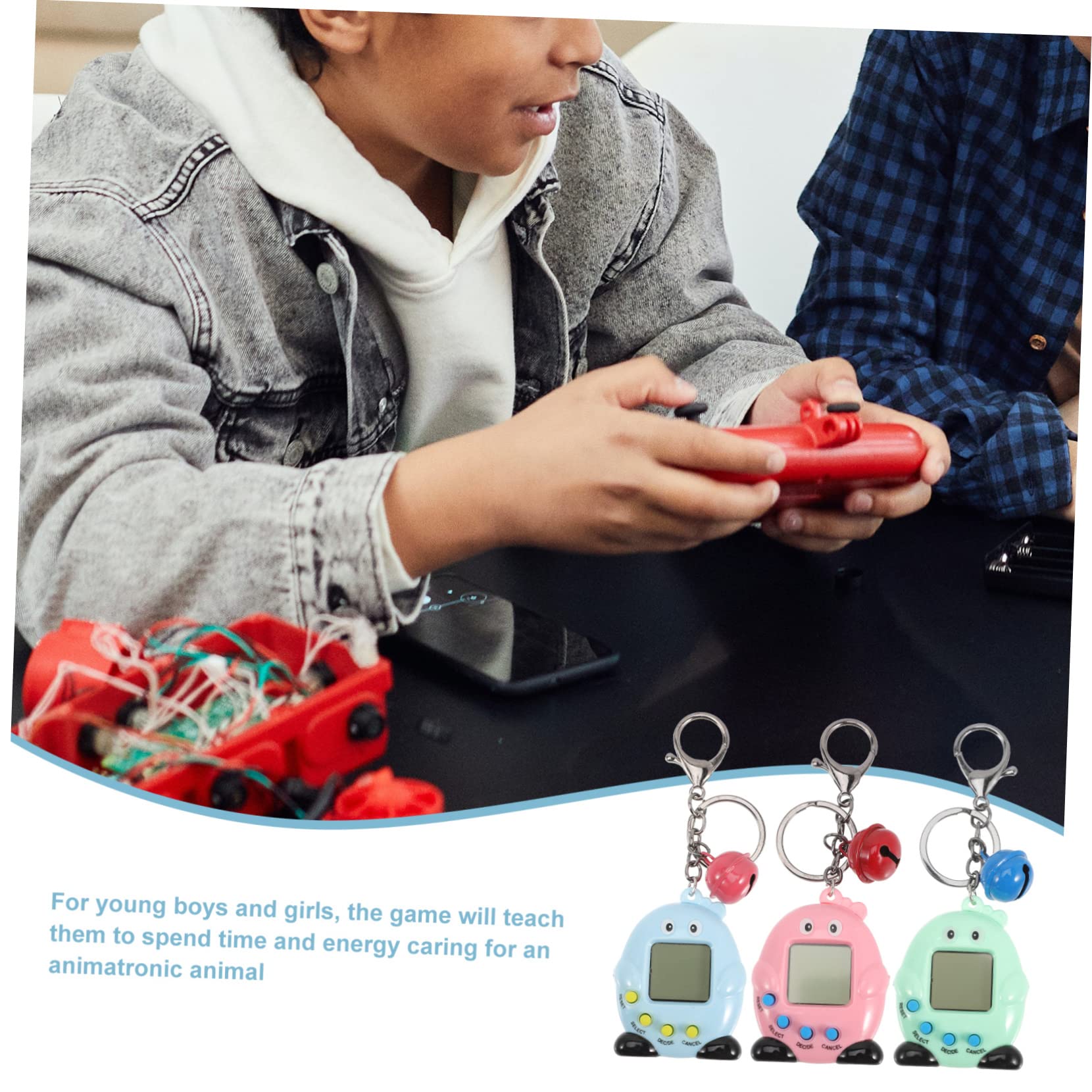 Amazon.co.jp: Toyvian 3個 電子ペット機 たまごっち デジタルペット 