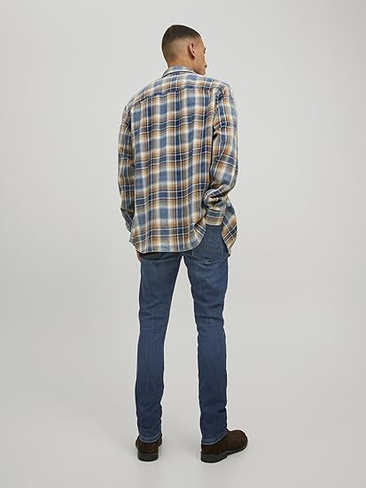 Jack & Jones JJIGLENN JJORIGINAL AM 117 NOOS PCW broek, Blue Denim, 32/34