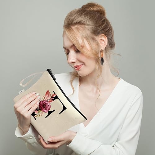 Vista 44 de Vavabox A-Z - Bolsa de maquillaje personalizada, regalos de cumpleaños para mujeres y madres, regalos para mejores amigas, bolsa de cosméticos