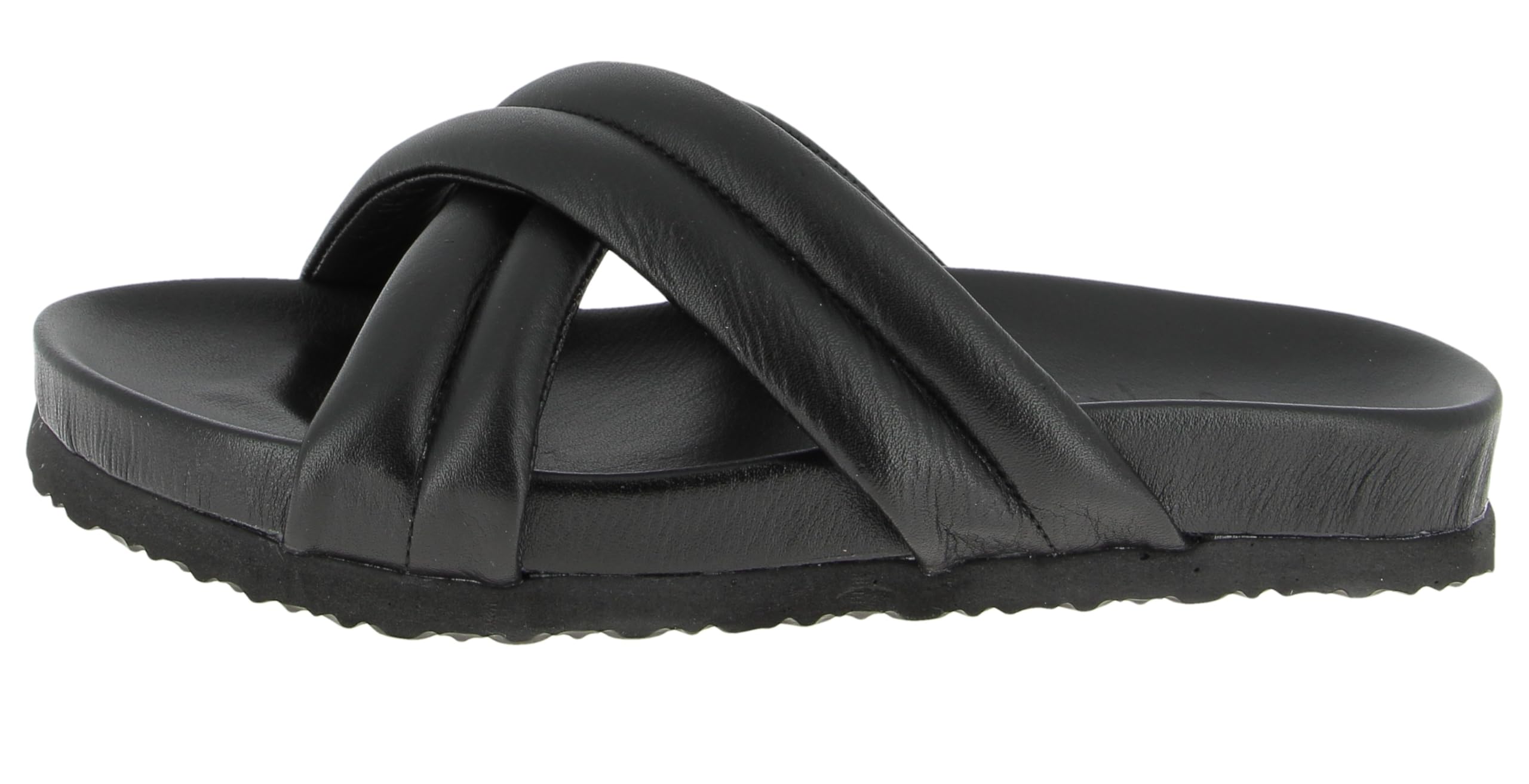 Andrea Conti Women's Damen Pantolette Loafer Flat, Black, 7.5 UK
