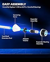Vista 7 de Orion Motor Tech Juego de herramientas de extracción e instalación de rodamientos de leva Kit completo de herramientas de árbol de levas