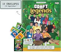 Álbum Oficial Craft Legends + 10 envelopes de figurinhas