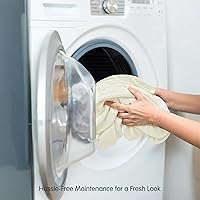 Vista 279 de CHUN YI - Funda elástica para sofá (7 piezas), funda para sofá de 3 plazas con tres respaldos y cojines separados con banda elástica, tela jacquard