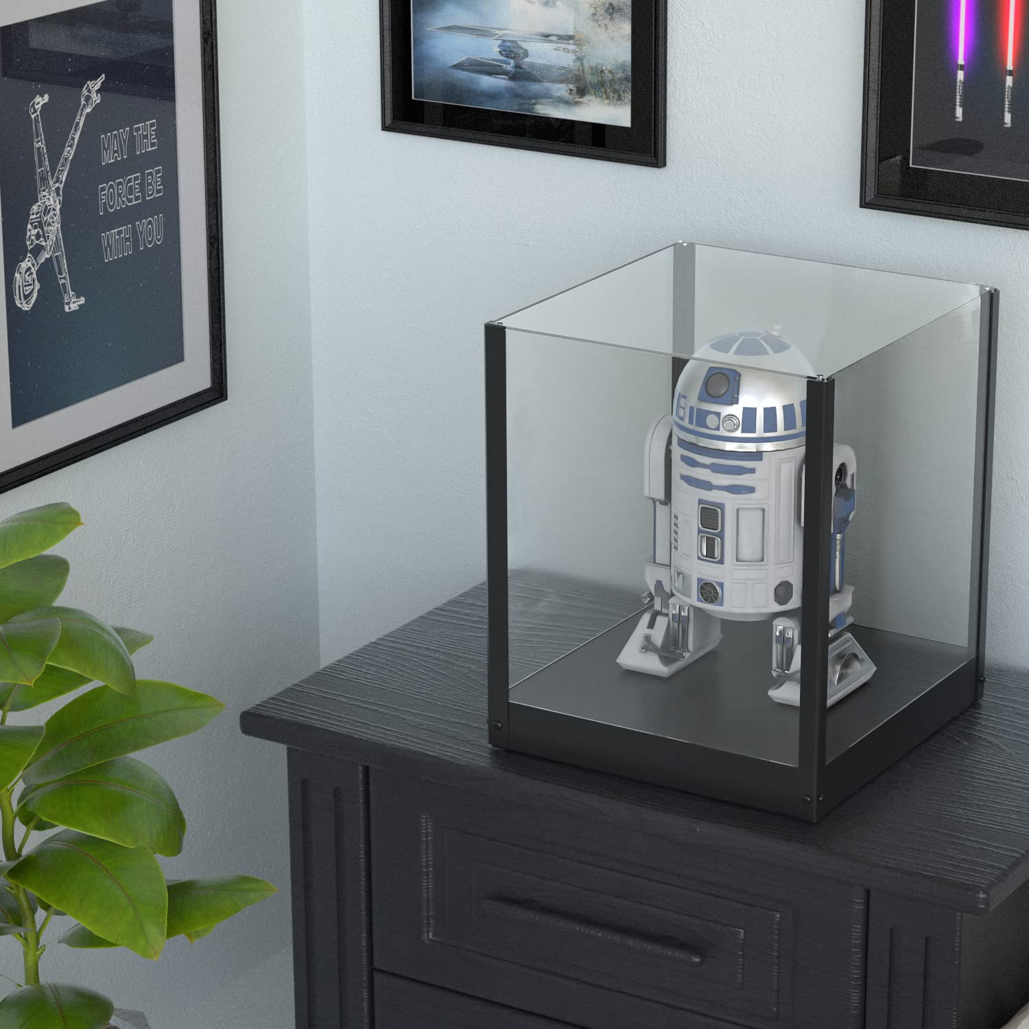 Amazon.co.jp: VIEWAY クリアアクリルディスプレイケース 10インチx10