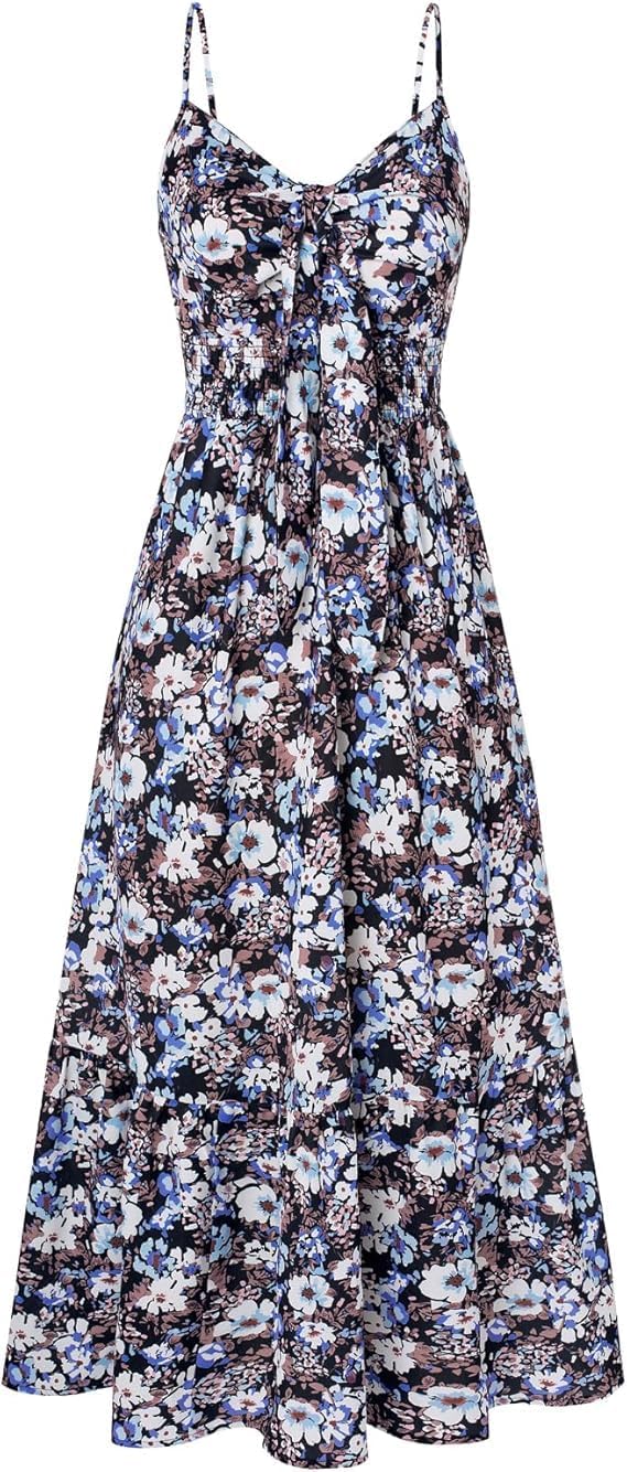 Blue Flower-black