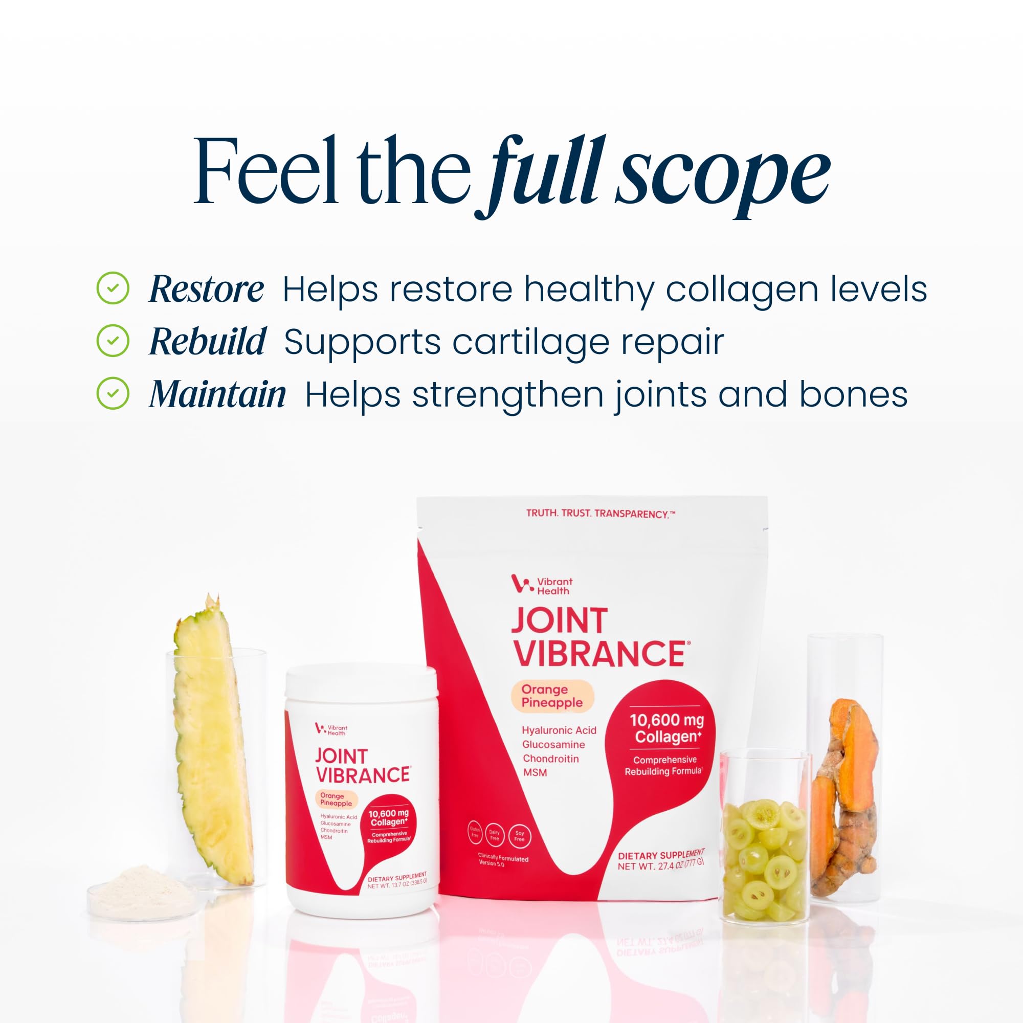 Vibrant Health Joint Vibrance Orange Pineapple, 21 Servings — Amazon image 8