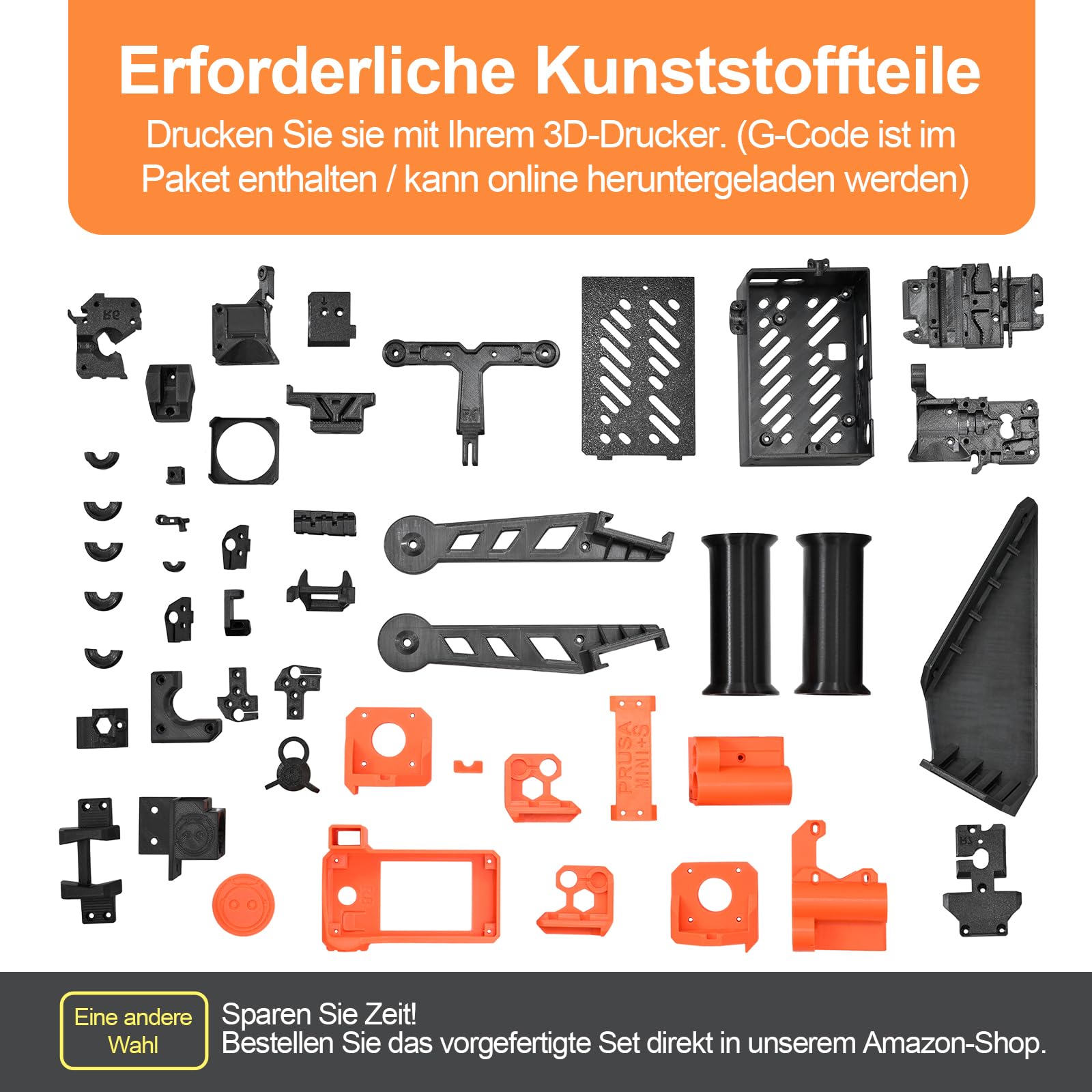Upgrade-Kit für Prusa Mini+ 3D-Drucker – Verwandelt den Mini+ in einen Dual-Achsen Direct-Drive-Drucker mit Input Shaper, Verbesserte Stabilität, Präzision und Moderne Bewegungssteuerung