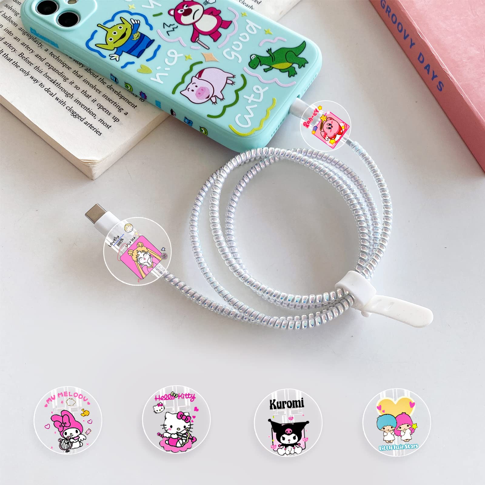 Apple iPhone 11 本体 美品【箱・充電ケーブル・保護フィルム付】 Amazon.co.jp: iPhone充電器用かわいいケーブルプロテクター、かわいい