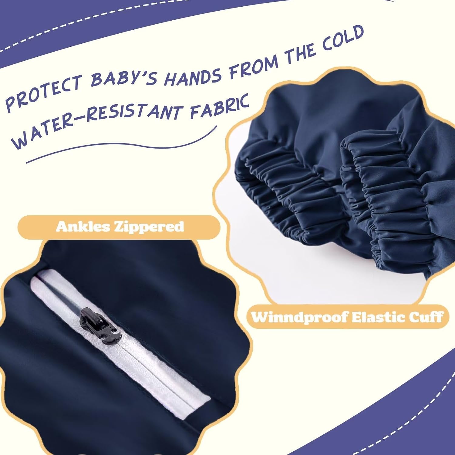 BYFRI Baby Boys Girls Snowsuit One Piece Winter Outfit Toddler Warm Hoodies Coat Infant Ski Suits Thick Fleece Jumpsuit 2T-5T, Blue