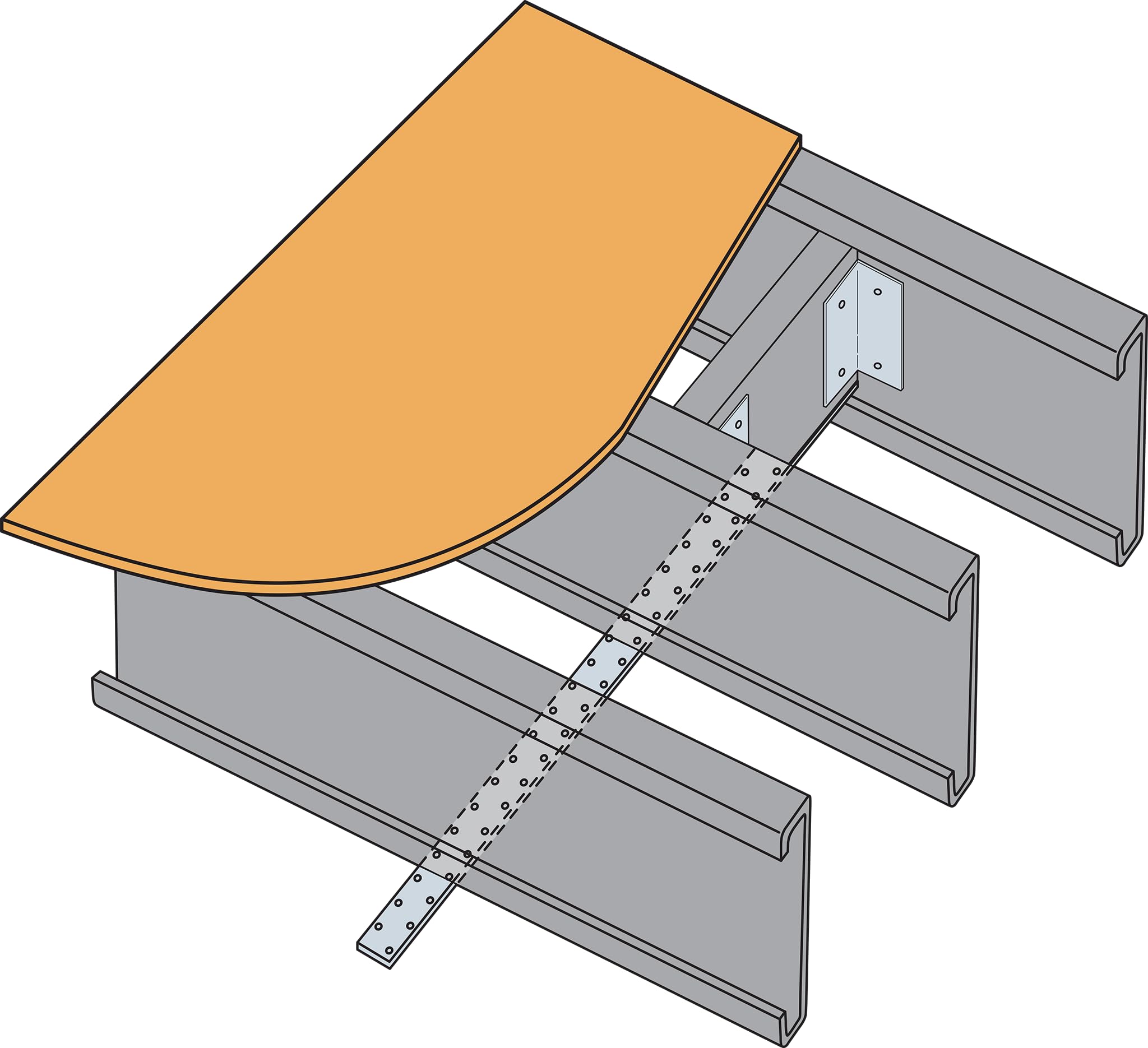 Simpson Strong Tie cs16-r 16-GAUGE correa en espiral, 25 '