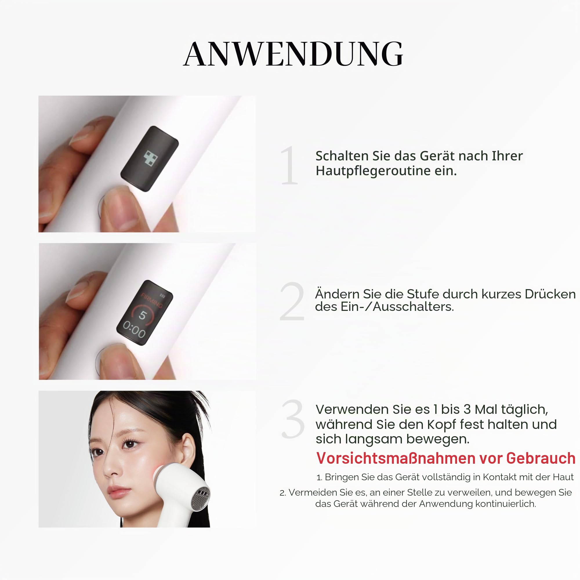 Medicube Age-R Ultra Tune 40.68 | High-Tech-2-in-1-Hautpflegewerkzeug - Hautelastizität, Linienpflege, Ausstrahlung, koreanische Gesichtswerkzeuge