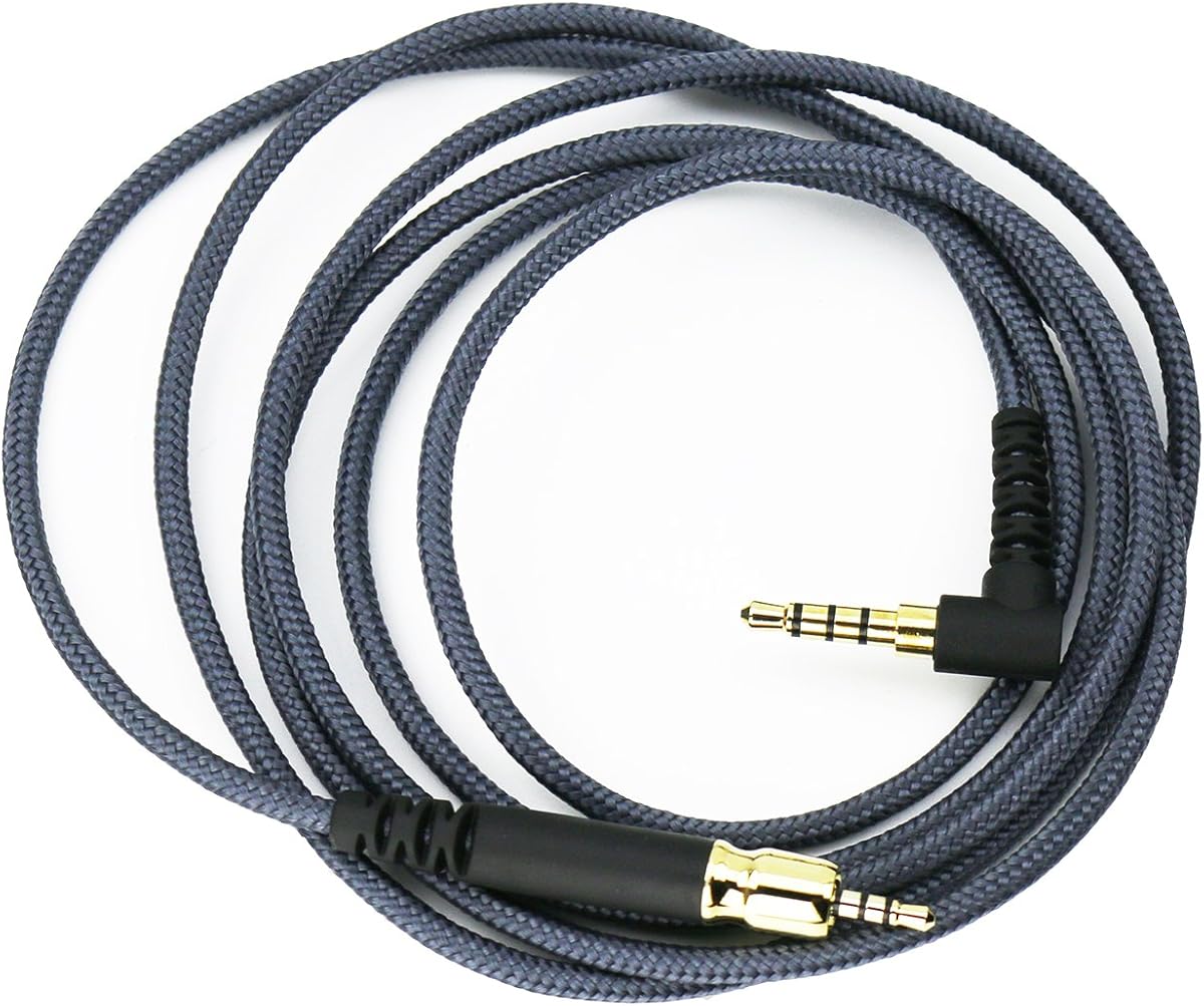 NewFantasia Replacement Audio Cable Compatible with Sennheiser Game ONE, Game Zero, PC373D, GSP350, GSP600, GSP500 Gaming Headsets 1.3m/4.3ft