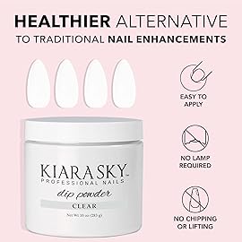 Kiara Sky Dip Powder Essentials 10 oz Refill, Clear