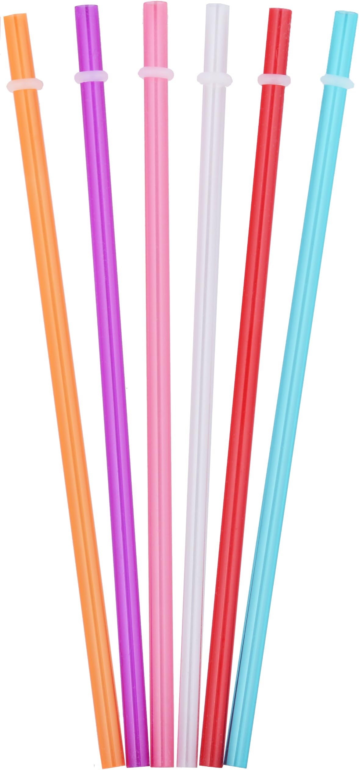 Reusable Drinking Straws 6 Piece - Fits Tervis, Signature & Other Tumbler Brands Straws