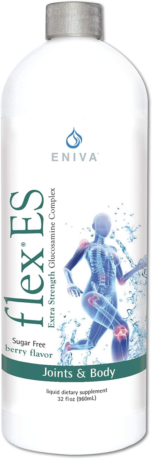 Eniva Liquid Glucosamine Joint Supplement. Extra Strength 5000mg: Glucosamine Chondroitin MSM Collagen Hyaluronic Acid, Plus More. Zero Sugar. Keto Friendly. Dr. Formulated. FlexES (32oz). : Health & Household
