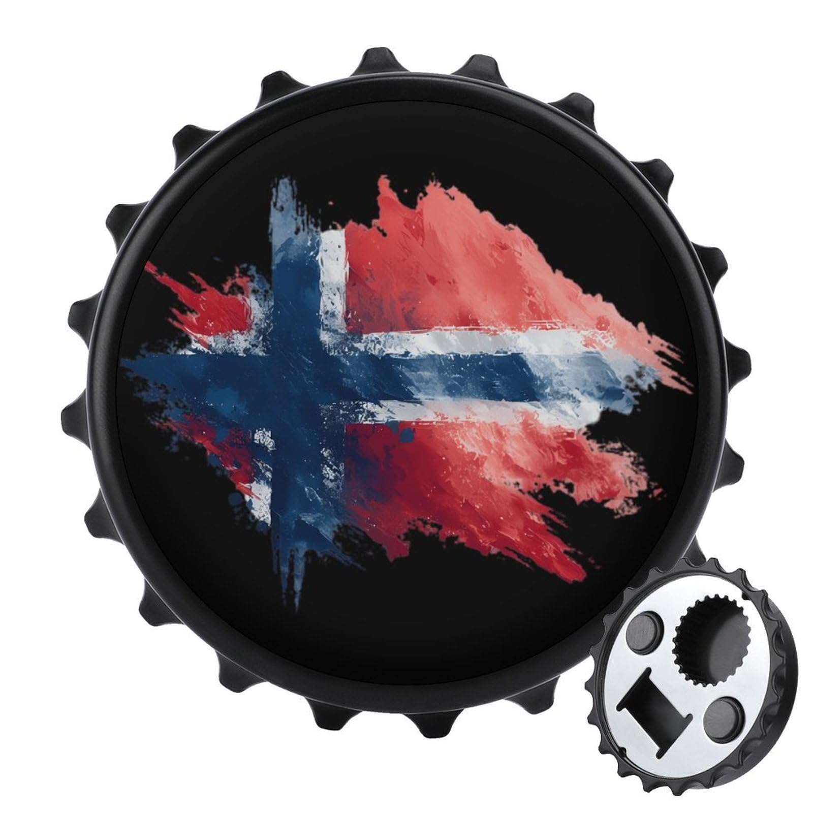 Norway Norwegian Flag Magnetic Bottle Opener Refrigerator Magnet Fridge Magnets Kitchen Supplies