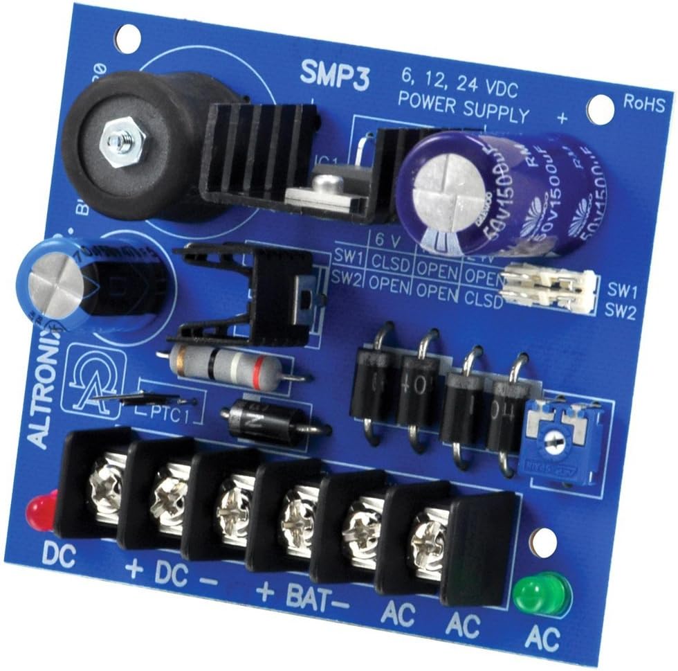 Altronix SMP3 PWR SPL/CHG BOARD 2.5A 6VDC OR 12VDC OR 24VDC 2.5A