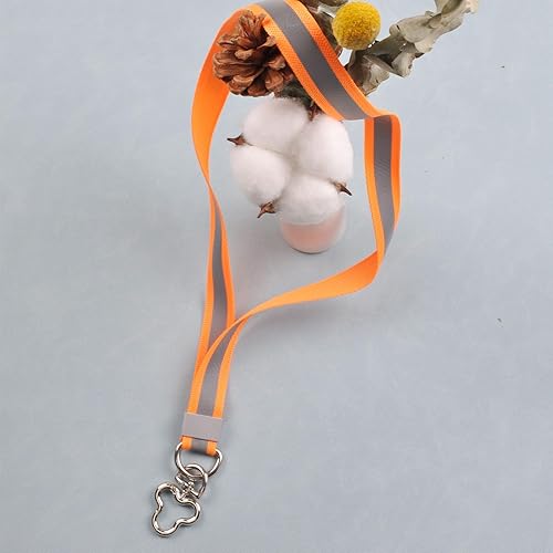 Miniatura 10 de Verde Luminoso Reflect Luz Noche Cable Nylon Largo Teléfono Celular Lanyard Correa Para Hombre Hombre, Nylon reflectante verde