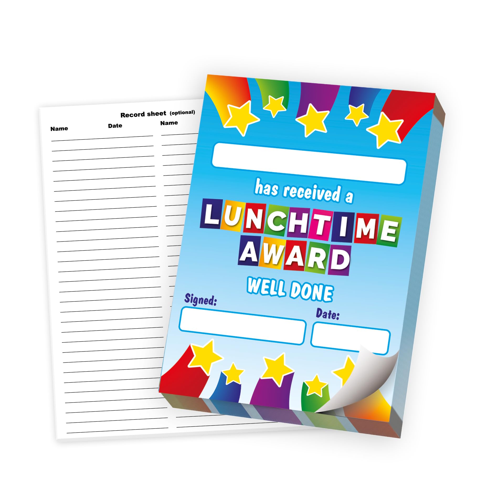 120 Lunchtime Award Childrens Pupils Teachers School Certificates Notes Home Quick Reward Note Praisepad A6 Primary Teaching Services