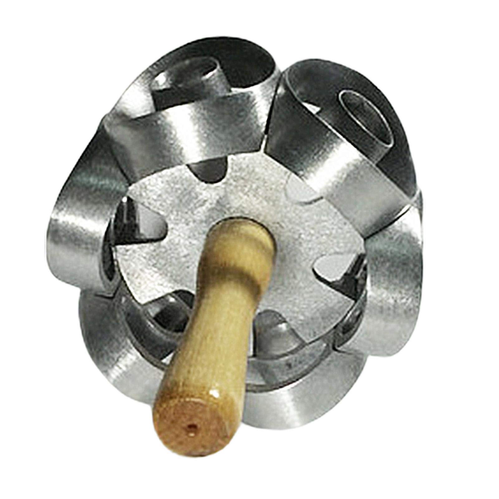 Taglierina a rullo per ciambelle, rotante, in acciaio, per pasticceria, utensile da cucina, altamente efficiente per pasticceria