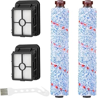 Replacement Parts for Bissell CrossWave 17132, 1785, 2551, 2225N, 25821, 2519, 2582N, 3-in-1 1868F Milti-surface Brush and 1866 Upright Filter for Bissell, Replace Part# 160-8683 & 1608684.
