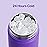 ENCOOL Insulated Water Bottle with Straw Stainless Steel Water Bottle, Leak-Proof, BPA-Free, Double Wall Vacuum Keeps Cold for 24 Hours for Sports, Travel, School (18 oz, Violet)