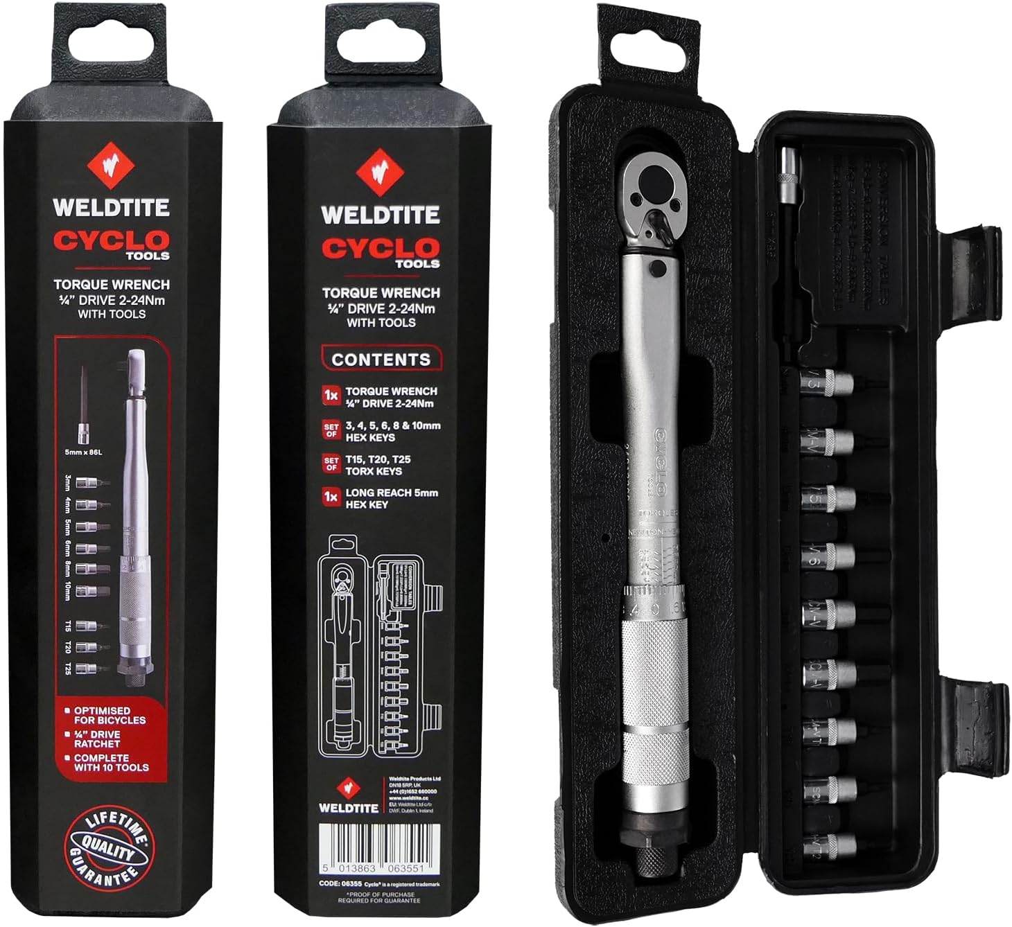 Cyclo Tools Torque Wrench Micrometer 1/4"
