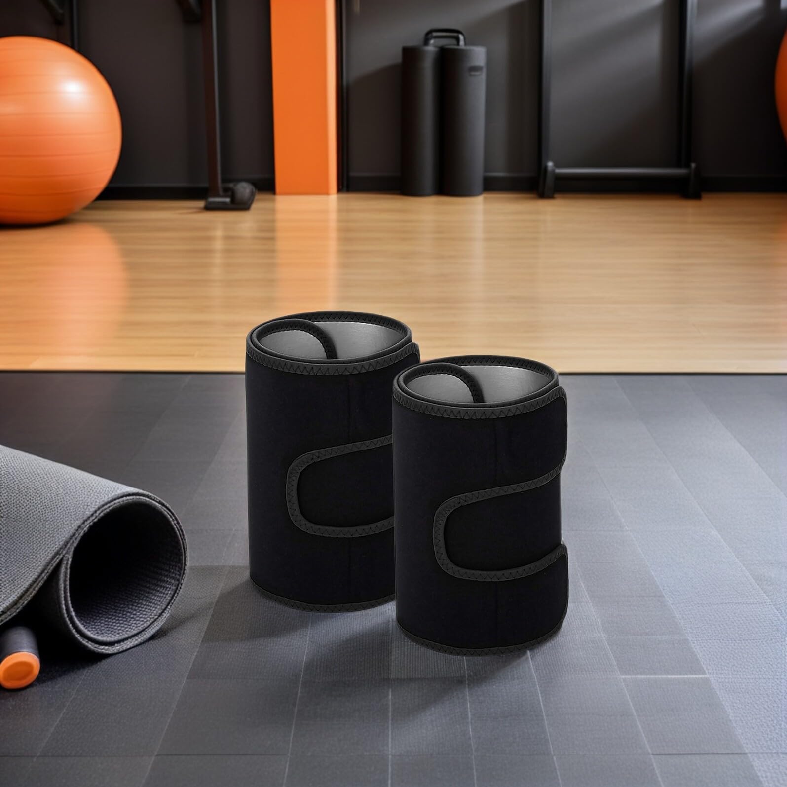 Oberschenkel Fitnessgerät und Verbesserung Schlaffer Oberschenkel für Muskelstabilisierung Bandage aus Neopren für Sauna und Volleyball