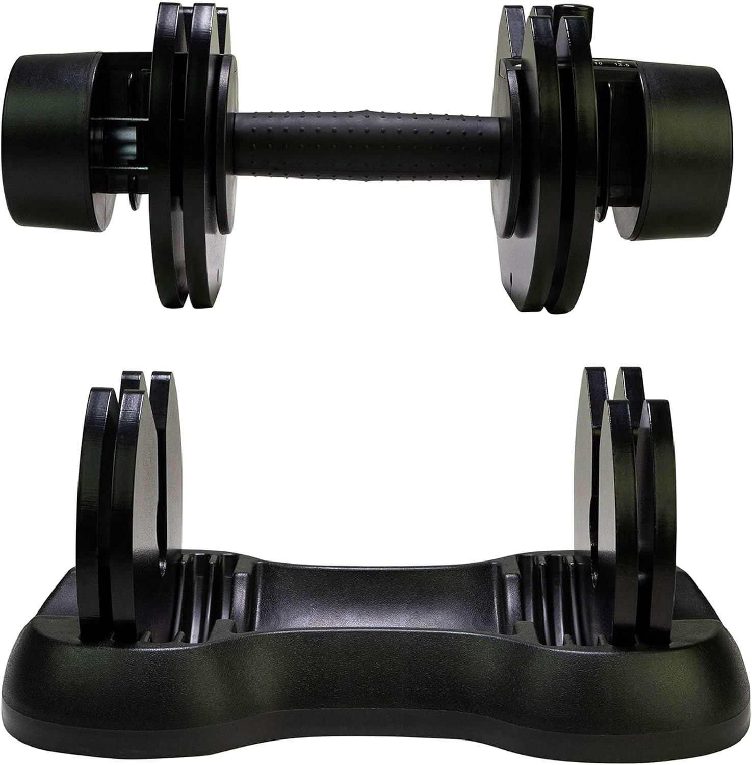 Tunturi Dumbbell 2Selector 5-12.5 kg Vinyl/Steel Black