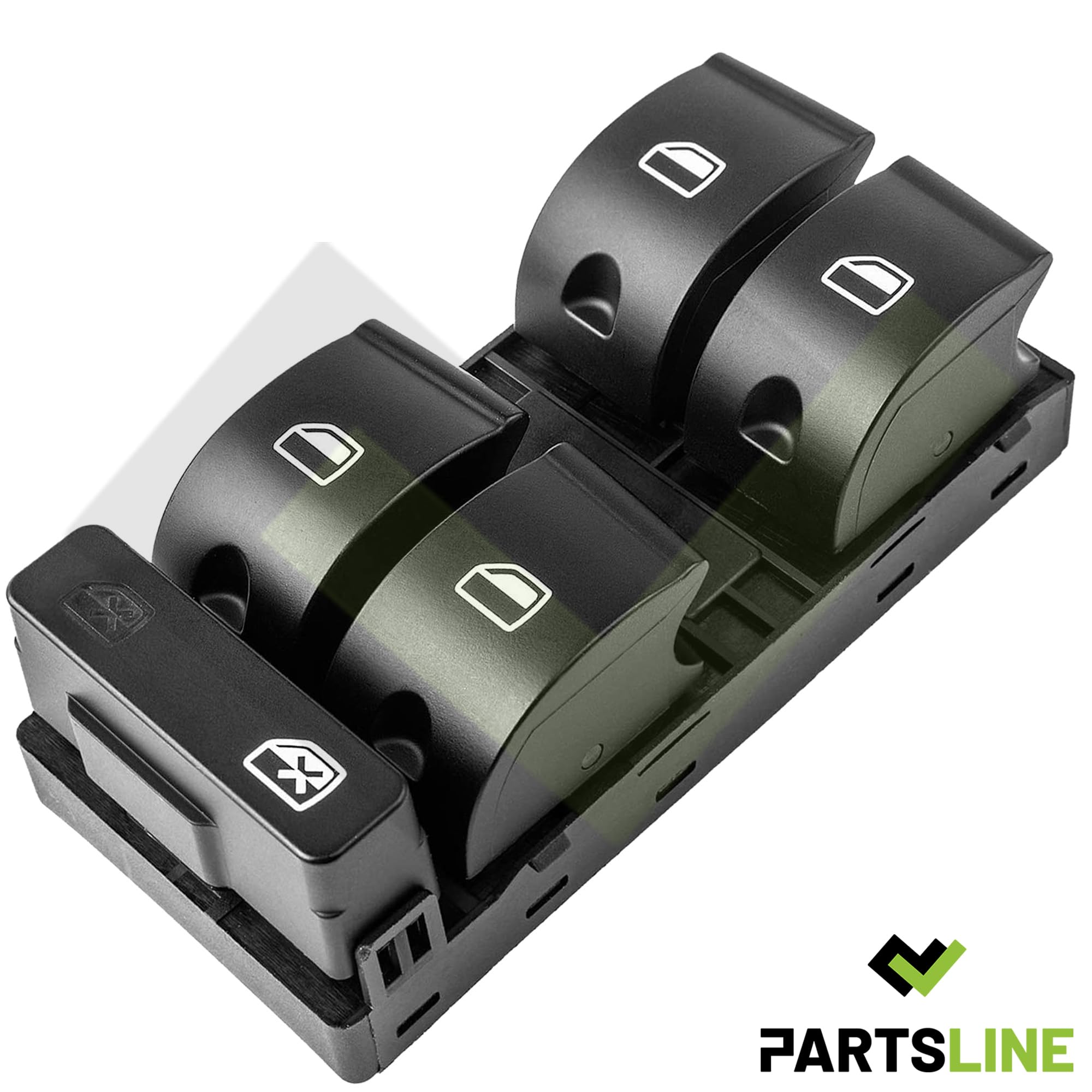 Partsline Platine Bouton de Lève Vitre Électrique Avant Gauche (côté conducteur) compatible avec A4 B6 B7 EXEO - 8E0959851 8E0959851B5PR