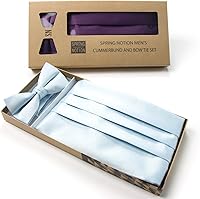 Vista 4 de Spring Notion Conjunto Cummerbund y pajarita para hombre