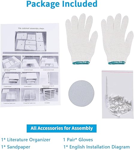 Miniatura 7 de Organizador clasificador de archivos ajustable de PVC, soporte de almacenamiento de papel, organizador de literatura para escritorio, buzón de