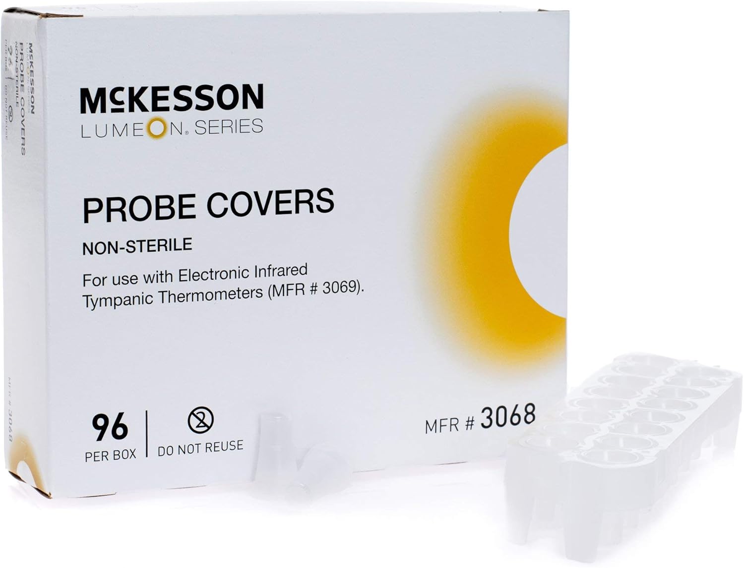 McKesson LUMEON Tympanic Thermometer Probe Cover For use with Tympanic Thermometers 3068